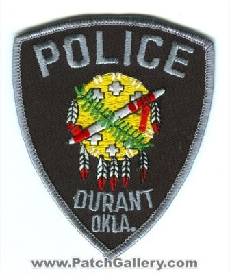 Durant Police (Oklahoma)
Scan By: PatchGallery.com
