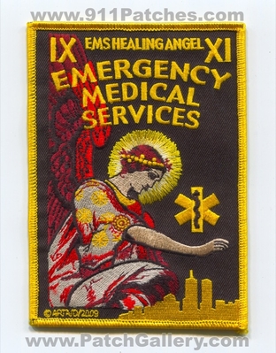 EMS Healing Angel Emergency Medical Services Patch (New York)
Scan By: PatchGallery.com
Keywords: E.M.S. IX XI Ambulance EMT Paramedic