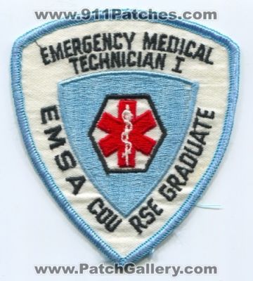 EMSA Course Graduate EMT I (Arizona)
Scan By: PatchGallery.com
Keywords: ems emergency medical technician l 1