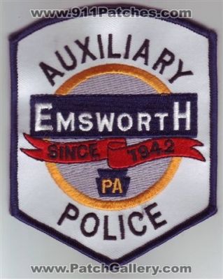 Emsworth Police Department Auxiliary (Pennsylvania)
Thanks to Dave Slade for this scan.
Keywords: dept. pa