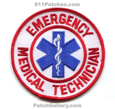 Emergency Medical Technician EMT EMS Patch (No State Affiliation)
Scan By: PatchGallery.com
Keywords: e.m.t. services e.m.s. ambulance