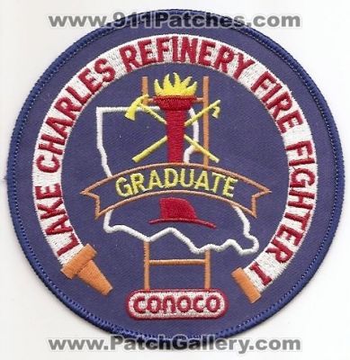 Lake Charles Refinery Conoco Fire Fighter Graduate (Louisiana)
Thanks to Enforcer31.com for this scan.
Keywords: oil