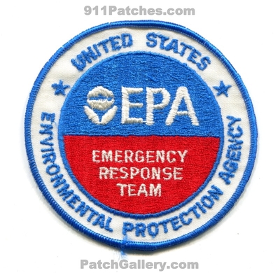 Environmental Protection Agency EPA Emergency Response Team ERT Patch (Washington DC)
Scan By: PatchGallery.com
Keywords: united states