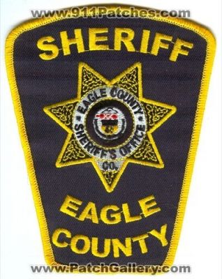 Eagle County Sheriff (Colorado)
Scan By: PatchGallery.com
Keywords: sheriff's sheriffs office co.