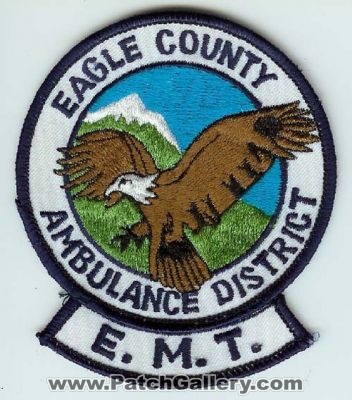Eagle County Ambulance District E.M.T. (Colorado)
Thanks to Mark C Barilovich for this scan.
Keywords: ems emt
