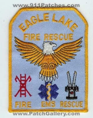 Eagle Lake Fire Rescue EMS Department (Florida)
Thanks to Mark C Barilovich for this scan.
Keywords: dept.