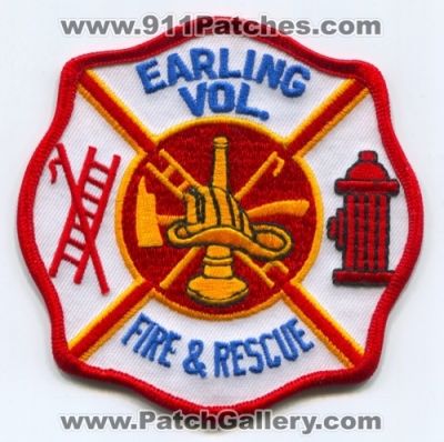 Earling Volunteer Fire and Rescue Department (UNKNOWN STATE)
Scan By: PatchGallery.com
Keywords: vol. & dept.
