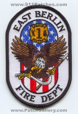 East Berlin Fire Department Rescue Company 1 Patch (Connecticut)
Scan By: PatchGallery.com
Keywords: dept. co. number no. #1 station eagle