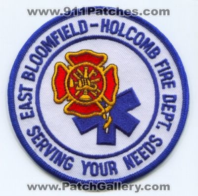 East Bloomfield Holcomb Fire Department (New York)
Scan By: PatchGallery.com
Keywords: dept. serving your needs