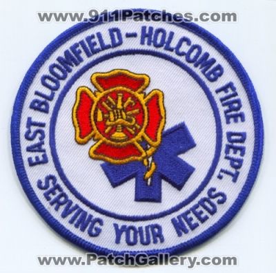 East Bloomfield Holcomb Fire Department (New York)
Scan By: PatchGallery.com
Keywords: dept. serving your needs