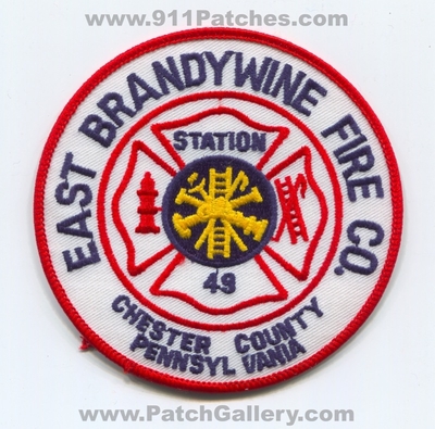 East Brandywine Fire Company Station 49 Chester County Patch (Pennsylvania)
Scan By: PatchGallery.com
Keywords: co. department dept.