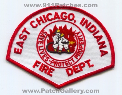East Chicago Fire Department Patch (Indiana)
Scan By: PatchGallery.com
Keywords: dept. save lives protect property