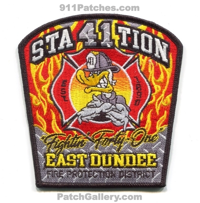 East Dundee Fire Protection District Station 41 Patch (Illinois)
Scan By: PatchGallery.com
Keywords: Prot. Dist. Department Dept. Company Co. Fightin Forty One - Est. 1890
