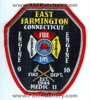 East Farmington Fire Department Engine 9 10 Medic 11 (Connecticut)
Scan By: PatchGallery.com
Keywords: dept. rescue ems hazmat haz-mat