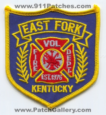 East Fork Volunteer Fire Department (Kentucky)
Scan By: PatchGallery.com
Keywords: vol. dept.