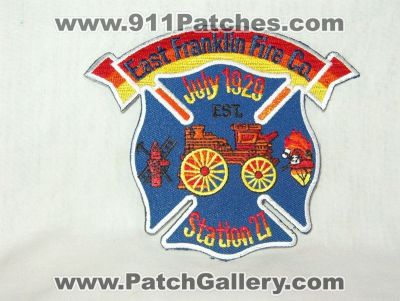 East Franklin Fire Company Station 27 (New Jersey)
Thanks to Walts Patches for this picture.
Keywords: co.