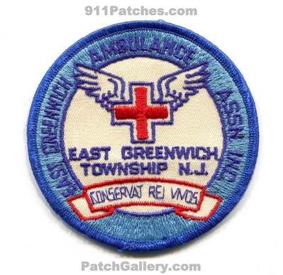 East Greenwich Township Ambulance Association Inc Patch (New Jersey)
Scan By: PatchGallery.com
Keywords: twp. assoc. assn. inc. ems emt paramedic