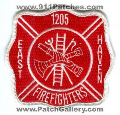 East Haven Fire Department FireFighters IAFF Local 1205 (Connecticut)
Scan By: PatchGallery.com
Keywords: dept.