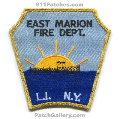 East Marion Fire Department Patch (New York)
Scan By: PatchGallery.com
Keywords: dept. long island l.i.n.y. liny