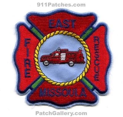 East Missoula Fire Rescue Department Patch (Montana)
Scan By: PatchGallery.com
Keywords: dept.