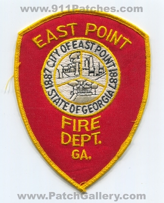 East Point Fire Department Patch (Georgia)
Scan By: PatchGallery.com
Keywords: city of dept. 1887
