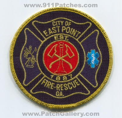 East Point Fire Rescue Department Patch (Georgia)
Scan By: PatchGallery.com
Keywords: city of dept. ga. est. 1887