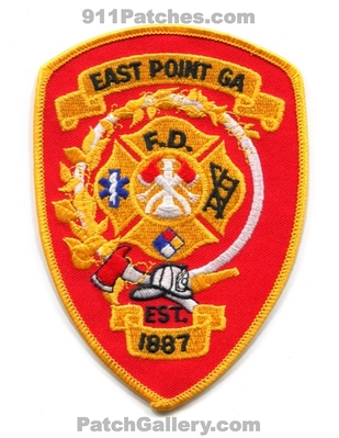 East Point Fire Department Patch (Georgia)
Scan By: PatchGallery.com
Keywords: dept. fd f.d. est. 1887