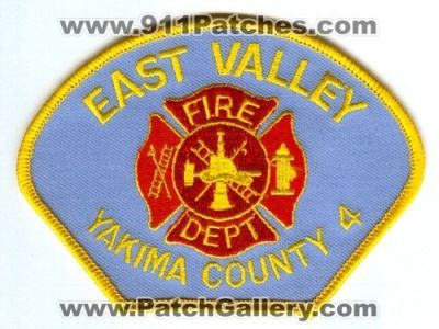 East Valley Fire Department Yakima County District 4 (Washington)
Scan By: PatchGallery.com
Keywords: dept. co. dist. number no. #4