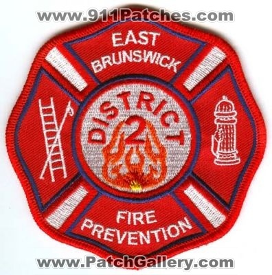 East Brunswick Fire Prevention District 2 Patch (New Jersey)
[b]Scan From: Our Collection[/b]
