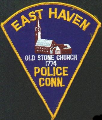 East Haven Police
Thanks to EmblemAndPatchSales.com for this scan.
Keywords: connecticut