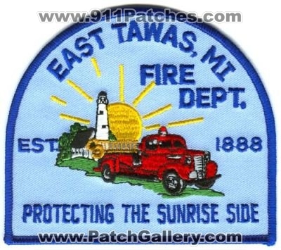 East Tawas Fire Department Patch (Michigan)
Scan By: PatchGallery.com
Keywords: dept. protecting the sunrise side est. 1888 lighthouse