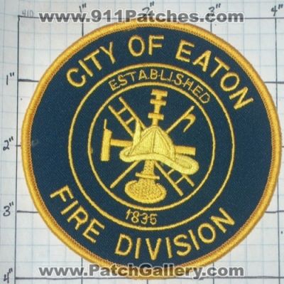 Eaton Fire Division (Ohio)
Thanks to swmpside for this picture.
Keywords: city of department dept.