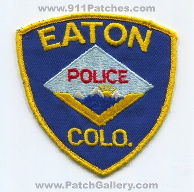 Eaton Police Department Patch (Colorado)
Scan By: PatchGallery.com
Keywords: dept. colo.