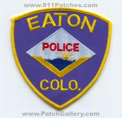 Eaton Police Department Patch (Colorado)
Scan By: PatchGallery.com
Keywords: dept. colo.