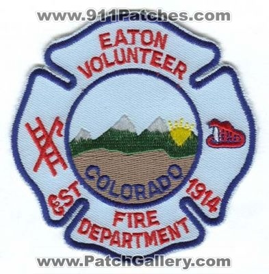 Eaton Volunteer Fire Department Patch (Colorado)
[b]Scan From: Our Collection[/b]
