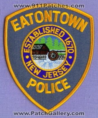 Eatontown Police Department (New Jersey)
Thanks to apdsgt for this scan.
Keywords: dept.