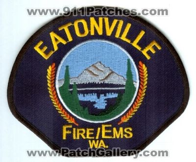 Eatonville Fire EMS Department Patch (Washington)
Scan By: PatchGallery.com
Keywords: dept. wa.