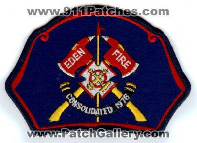 Eden Fire Department (California)
Thanks to PaulsFirePatches.com for this scan.
Keywords: dept.