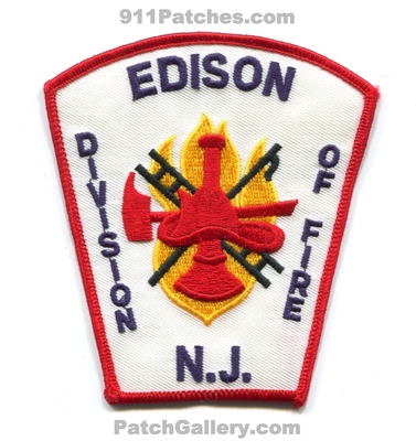 Edison Division of Fire Department Patch (New Jersey)
Scan By: PatchGallery.com
Keywords: div. dept.