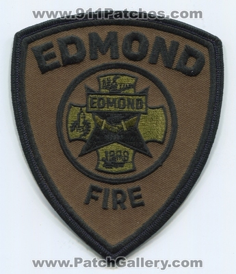 Edmond Fire Department Patch (Oklahoma)
Scan By: PatchGallery.com
Keywords: dept.