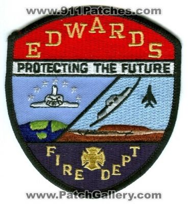 Edwards Air Force Base AFB Fire Department (California)
Scan By: PatchGallery.com
Keywords: dept. usaf military protecting the future