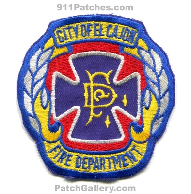 El Cajon Fire Department Patch (California)
Scan By: PatchGallery.com
Keywords: city of dept.