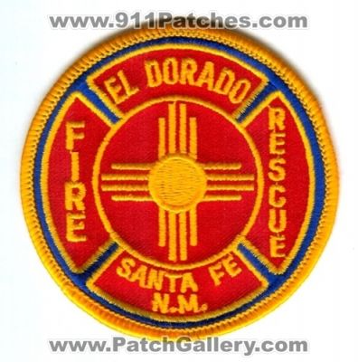 El Dorado Fire Rescue Department (New Mexico)
Scan By: PatchGallery.com
Keywords: dept. santa fe n.m.