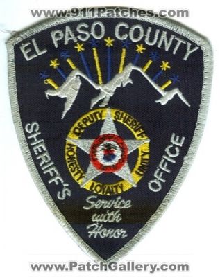 El Paso County Sheriff's Office Deputy (Colorado)
Scan By: PatchGallery.com
Keywords: sheriffs