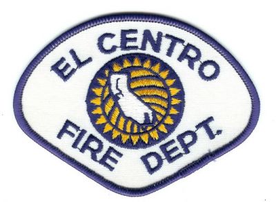 El Centro Fire Dept
Thanks to PaulsFirePatches.com for this scan.
Keywords: california department