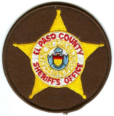 El Paso County Sheriffs Office (Colorado)
Scan By: PatchGallery.com
