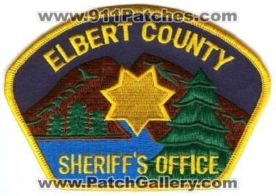 Elbert County Sheriff's Office (Colorado)
Scan By: PatchGallery.com
Keywords: sheriffs