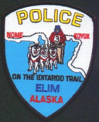 Elim Police
Thanks to EmblemAndPatchSales.com for this scan.
Keywords: alaska nome kovuk iditarod trail