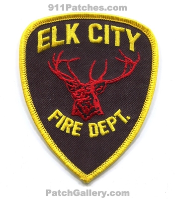 Elk City Fire Department Patch (Oklahoma)
Scan By: PatchGallery.com
Keywords: dept.