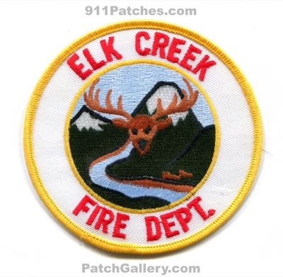 Elk Creek Fire Department Patch (Colorado)
[b]Scan From: Our Collection[/b]
Keywords: dept.